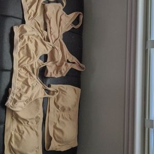 Lot of 5 nursing bras